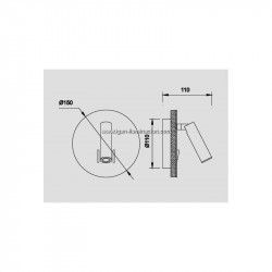 APLIQUE DE PARED CAYMAN LED 3+6W - Aplique de pared - 7