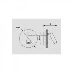 APLIQUE DE PARED CAYMAN LED 3+6W - Aplique de pared - 7