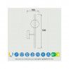 APLIQUE DE PARED CUBA LED 8W - Aplique de pared - 1