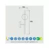 APLIQUE DE PARED CUBA LED 8W - Aplique de pared - 1