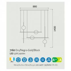 LÁMPARA COLGANTE CUBA 32W 7160 - Lamps - 5