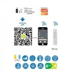 PLAFÓN DE TECHO DIAMANTE SMART LED + MANDO - Plafones - 3