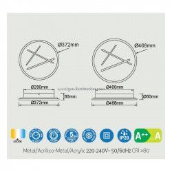 PLAFÓN DE TECHO KENZO LED BLANCO - Plafones - 1