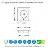 LÁMPARA DE MESA ZANZIBAR LED 6W + INDUCCIÓN - Sobremesa - 2