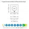 LÁMPARA DE MESA ZANZIBAR LED 6W + INDUCCIÓN - Sobremesa - 2