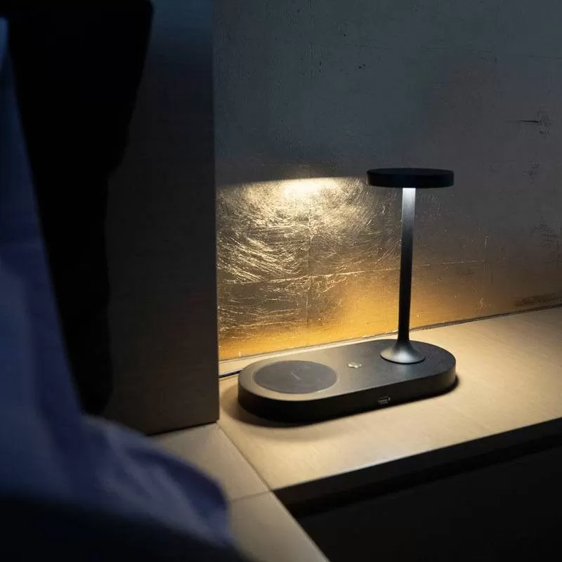 LÁMPARA DE MESA CERES LED USB + INDUCCIÓN - Sobremesa - 1