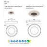 PLAFÓN DE TECHO MOCA LED ACRÍLICO - Plafones - 3
