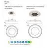 PLAFÓN DE TECHO MOCA LED ACRÍLICO - Ceiling Lights - 3