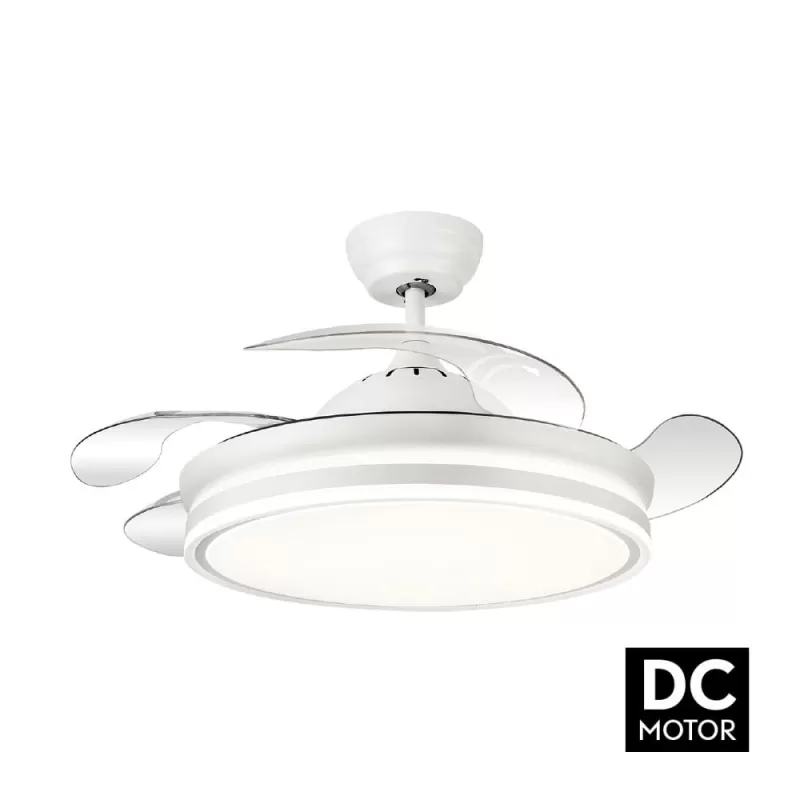 VENTILADOR BAYOMO 72W 7200LM NIQUEL - Ventiladores - 2