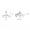VENTILADOR DC MATANUSKA 72W 7200LM - Ventiladores - 3