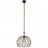 COLGANTE YUTE 1XE27 CUERDA REGX35X35 CM - Colgantes - 1