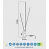 LÁMPARA DE PIE VERTICAL LED DIMMABLE - Lampara de pie - 9