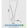 LÁMPARA DE PIE VERTICAL LED DIMMABLE - Lampara de pie - 10