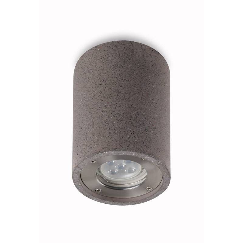 FOCO DE SUPERFICIE LEVI GU10 IP65 CEMENTO - Exterior - 1