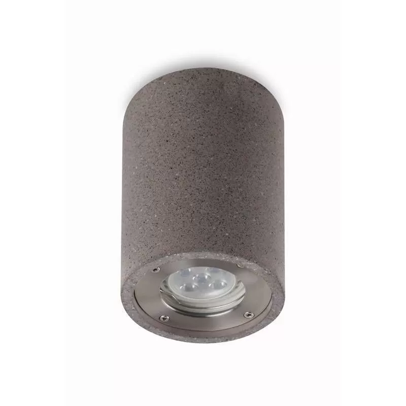 FOCO DE SUPERFICIE LEVI GU10 IP65 CEMENTO - Exterior - 1