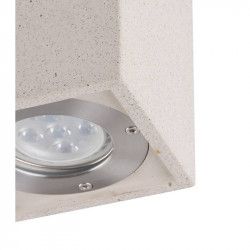FOCO DE SUPERFICIE LEVI GU10 IP65 CEMENTO - Exterior - 4