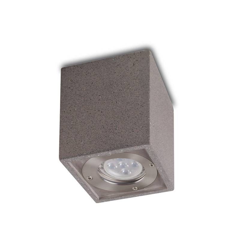 FOCO DE SUPERFICIE LEVI GU10 IP65 CEMENTO - Exterior - 2