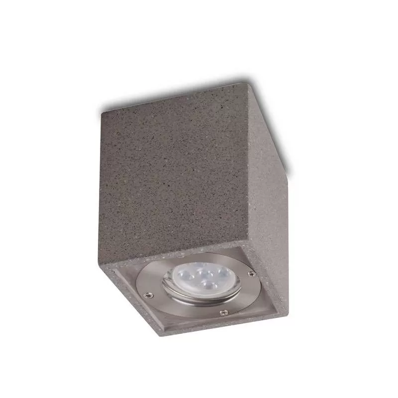 FOCO DE SUPERFICIE LEVI GU10 IP65 CEMENTO - Exterior - 2