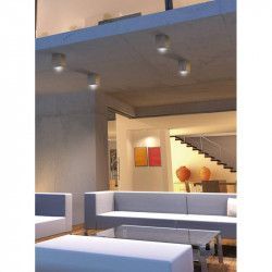 FOCO DE SUPERFICIE LEVI GU10 IP65 CEMENTO - Exterior - 3