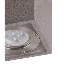 FOCO DE SUPERFICIE LEVI GU10 IP65 CEMENTO - Exterior - 5