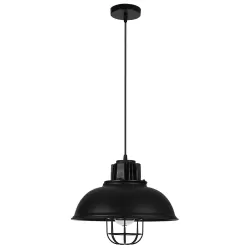 COLGANTE EMU 1XE27 NEGRO REGX33X33 CM - Colgantes - 1