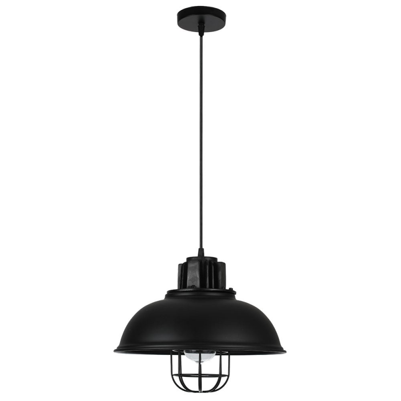 COLGANTE EMU 1XE27 NEGRO REGX33X33 CM - Colgantes - 1