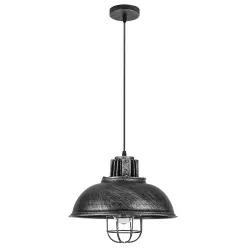 COLGANTE EMU 1XE27 RUSTICO-PLATA REGX33D - Pendants - 2