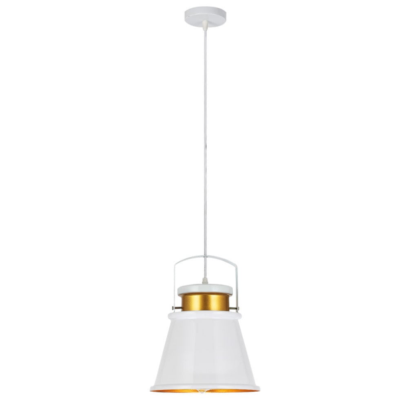 COLGANTE PELICANO 1XE27 BLANCO/ORO REGX25D - Colgantes - 1