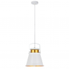 COLGANTE PELICANO 1XE27 BLANCO/ORO REGX25D - Colgantes - 1