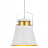COLGANTE PELICANO 1XE27 BLANCO/ORO REGX25D - Colgantes - 2