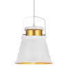 COLGANTE PELICANO 1XE27 BLANCO/ORO REGX25D - Colgantes - 2