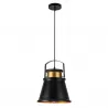 COLGANTE PELICANO 1XE27 NEGRO/ORO REGX25D - Colgantes - 1
