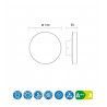 Aplique de pared Bora LED 9.6w IP54 - Mantra - Exterior - 6