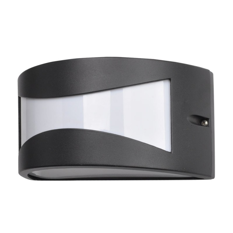 APLIQUE EXTERIOR ALUMINIO HADAR 1XE27 NEGRO IP44 - Exterior - 1