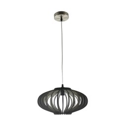 Colgante Sapelli 1xe27 Madera Cafe Regx35x35 Cm - Colgantes - 1