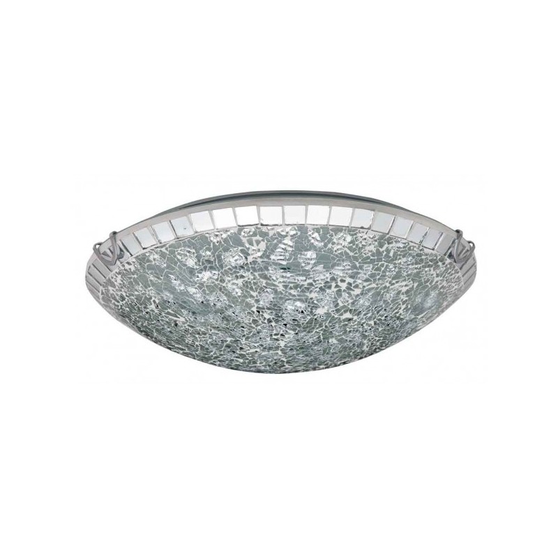 Plafon Redondo Carbono Cromo 2xe27 10x30d - Ceiling Lights - 1