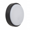 Aplique 20w Surf Exterior Redondo Ip65  Negro 4,8X16 6400k 1440lm - Exterior - 1