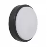 Aplique 20w Surf Exterior Redondo Ip65 Negro 4,8X16 6400k 1440lm - Exterior - 1