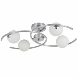 Plafon Tonga 4xg9 Cromo - Plafones - 1