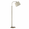 Pie Salon Milad 1xe27 Cuero 161x33x46 Cm  Orientable Amplitud Regulable - Lampara de pie - 1