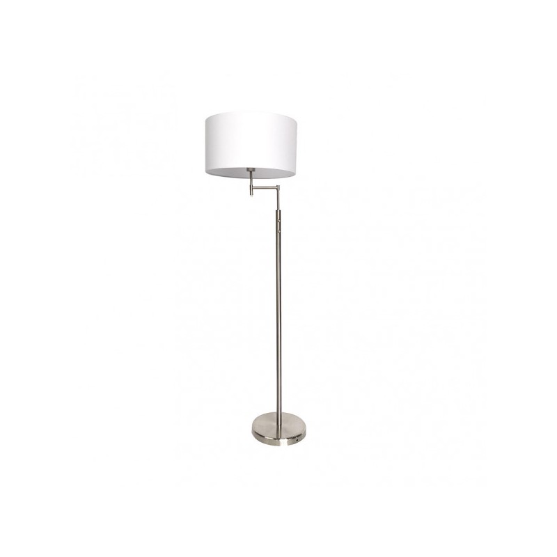 PIE DE SALON CENTAURI 1XE27 NIQUEL C/ PANT BLANCA LECTOR 3W 4000K 161X35X35 CM - Lampara de pie - 1
