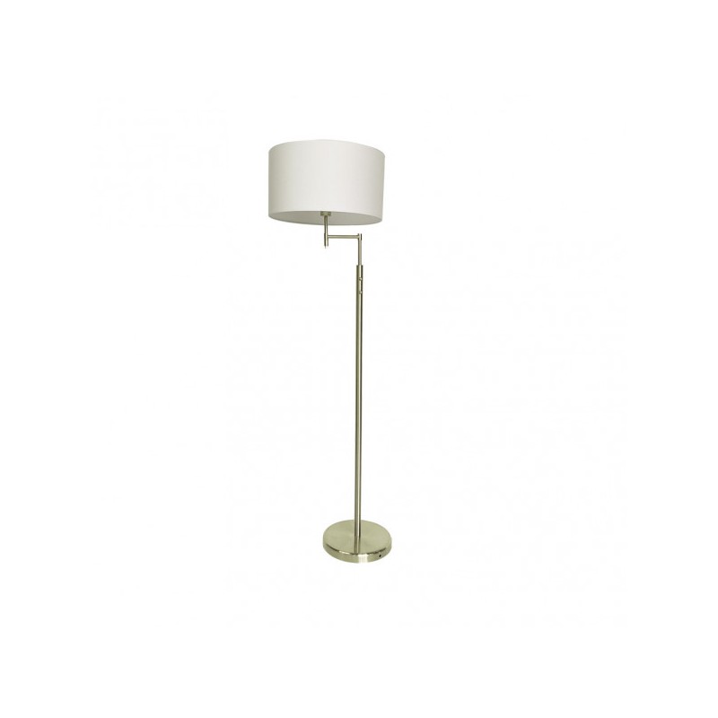 PIE DE SALON CENTAURI 1XE27 CUERO C/PANT BEIS LECTOR 3W 4000K 161X35X35 CM - Lampara de pie - 1
