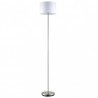 PIE DE SALON ALDEBARAN 1XE27 NIQUEL C/PANT BLANCA 170X35X35 CM - Lampara de pie - 1
