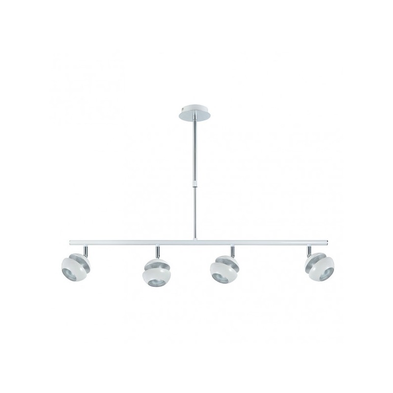 Colgante Beethoven Blanco/plata 4xgu10 - Lámpara moderna - 1