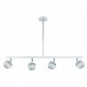 Colgante Beethoven Blanco/plata 4xgu10 - Lámpara moderna - 1