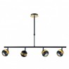 Colgante Beethoven Negro/oro 4xgu10 - Colgante Moderno - 1