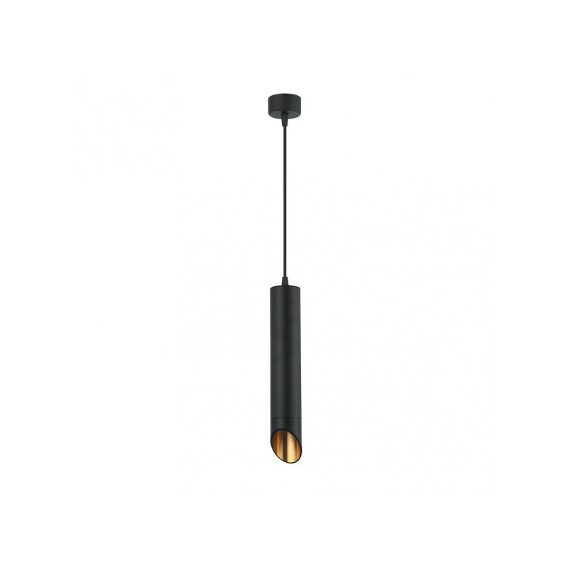 Colgante Nakhon 1xgu10 Negro/oro Regx5,3x5,3 Cm - Pendants - 1