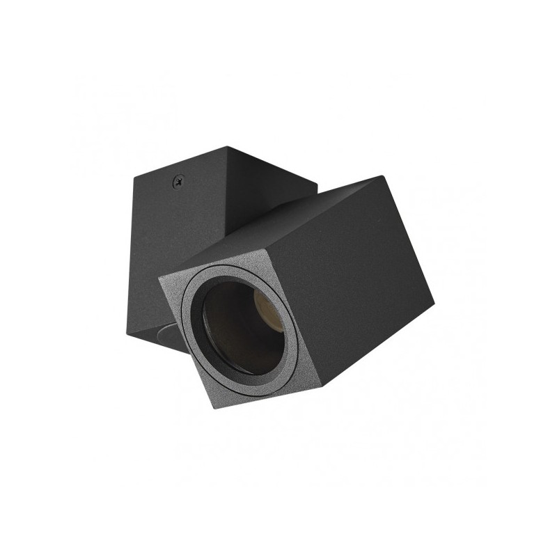Foco Nerja 1xgu10 Negro 10,4x12,3x6 Cm Orientable 360Âº - Ceiling Lights - 1