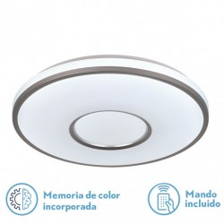 Plafon Red. Temerlan 72w 3000-4000-6500k 8x49x49 Cm 5400lm.reg.intens.y C.remoto C/memoria - Plafones - 1
