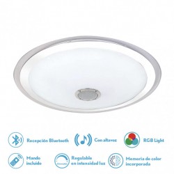 Plafon Magallanes 72w 3 Color+rgb 10x53x53 Cm Bluethooth 5760lm.reg.intens.y C.remoto C/memoria - Plafones - 1